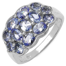 Load image into Gallery viewer, 1.73 Carat Genuine Tanzanite .925 Sterling Silver Ring
