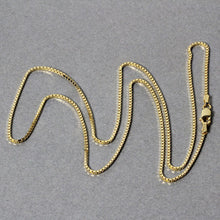 将图片加载到图库查看器，14k Yellow Gold Classic Box Chain 1.1mm
