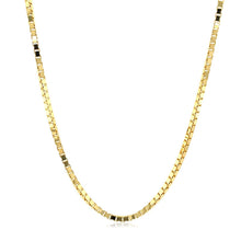 将图片加载到图库查看器，14k Yellow Gold Semi Solid Box Chain 1.6mm
