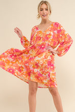 将图片加载到图库查看器，Full Size Printed Tie Back Long Sleeve Summer Dress For Women – Stylish Printed Dress, Chic Tie Back Long Sleeve Dress, Elegant Long Sleeve Dress, Fashionable Printed Dress, Versatile Long Sleeve Dress, Sophisticated Tie-Back Dress
