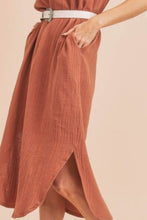 Load image into Gallery viewer, Round Neck Midi Tank Dress with Pockets Casual, Comfortable &amp; Functional for Everyday Wear
