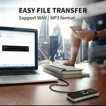 Load image into Gallery viewer, 8GB Digital Voice Recorder &amp; MP3 Player – Portable Audio for Meetings &amp; Lectures
