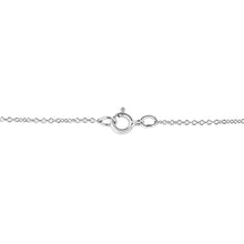 Load image into Gallery viewer, .925 Sterling Silver Diamond Accent Sunburst Milgrain 18" Pendant Necklace (I-J Color, I1-I2 Clarity)
