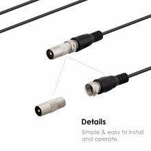 Load image into Gallery viewer, HD Digital TV Antenna Indoor Amplified dab antenna 200 Miles Ultra HDTV With Amplifier VHF/UHF Quick Response Outdoor Aerial Set
