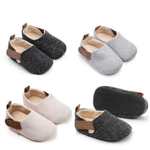 将图片加载到图库查看器，Baby Unisex Shoes Infant Soft First Walkers Nonslip Indoor Outdoor Shoes Cotton Fabric Prewalkers
