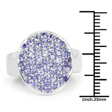 Load image into Gallery viewer, 2.00 Carat Genuine Tanzanite .925 Sterling Silver Ring
