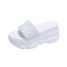 将图片加载到图库查看器，High Slippers Women Open Toe Sandals Summer Soft Slipper Indoor Outdoor Beach Shoes Comfort Platform Sandals Open Toe Leather Slippers Lightweight Flip Flops Shoes For Summer
