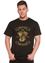 Load image into Gallery viewer, Born To Ride Men's Bamboo Viscose/Organic Cotton Short Sleeve Graphic T-Shirt

