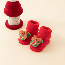 将图片加载到图库查看器，Baby Socks Christmas Newborn For Baby Boys/Girls Christmas Floor Socks Anti-Slip Baby Step Socks For Baby Kids
