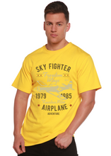 Load image into Gallery viewer, Sky Fighter Spun Bamboo® Men's Bamboo Viscose/Organic Cotton Short Sleeve Graphic T-Shirt
