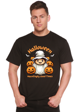 Load image into Gallery viewer, Halloween Hauntingly Good Times Day Men's Bamboo Viscose/Organic Cotton Short Sleeve Graphic T-Shirt
