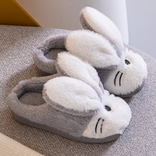 将图片加载到图库查看器，Cartoon Bunny Home Warm Children's Slippers Home Slippers Warm Cute Womans Mens Slipper Winter Shoes New Fashion Casual Fur Plush Slides Winter Slippers For Women House Slippers Fluffy Soft Comfy Fuzzy Slippers Faux Fur Plush Anti-Skid Slippers
