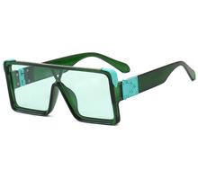 将图片加载到图库查看器，New Design New Stylish New Classic New Black &amp; White Square Shape Sunglasses For Women New Fashionable Branded &amp; Oversized Sun Glasses For Men New Luxury Shades Sunglasses For Men &amp; Women

