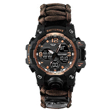 Load image into Gallery viewer, Survival Men Sports Watch With Outdoor Compass In Top Luxury Brand G Style Military Digital Watches Waterproof 50M relogio masculino
