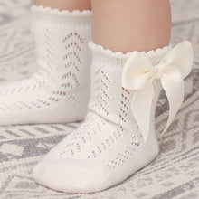 Load image into Gallery viewer, Bowknot Baby Girls Cotton Socks For Children Princess Socks For Newborn Baby Clothing In Modern Style

