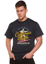 Load image into Gallery viewer, California Beach Men's Bamboo Viscose/Organic Cotton Short Sleeve Graphic T-Shirt
