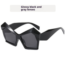 Load image into Gallery viewer, Oversized Square Cateye Polarized Sunglasses Big Trendy Style Fashionable Personality Big Frame Sunglasses New Fashionable &amp; Popular Street Style Sunglasses For Women
