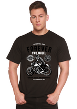 Load image into Gallery viewer, Forever Two Wheel Men's Bamboo Viscose/Organic Cotton Short Sleeve Graphic T-Shirt

