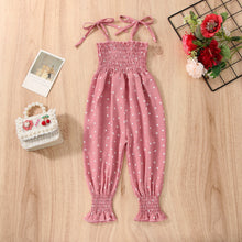 Load image into Gallery viewer, Baby Summer Clothes Sleeveless Strap Pants Solid Overalls Cotton Outfits Jumpsuits/ Romper for Girls
