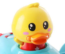 Load image into Gallery viewer, Cartoon Baby Bath Toys Animal Pull Duck Classic Baby Water toy Infant Early Education Bathroom Beach Swiming Toy For Kids
