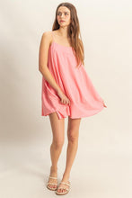 Load image into Gallery viewer, A-Line Flowy Mini Cami Dress with Pockets –Casual &amp; Chic Spaghetti Strap Dress with Functional Pockets for a Relaxed Summer Look
