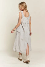 Load image into Gallery viewer, New Summer Drawstring Slit Back Cargo Dress For Women – Stylish, Practical, Modern, Trendy, Perfect for Casual Outings
