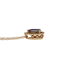 Load image into Gallery viewer, Treated Topaz Diamond Fashion Pendants 14KT Rose Gold
