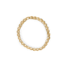 将图片加载到图库查看器，10K Yellow Gold 4.00 Cttw Pave Diamond Classic Link 7" Bracelet (I-J Color, I2-I3 Clarity)
