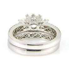 将图片加载到图库查看器，1.05ct Engagement Ring Set 18KT White Gold
