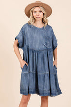 将图片加载到图库查看器，Oversized Mini Dress Relaxed Fit Boho Design Comfortable And Breathable Women Dress
