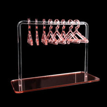 Load image into Gallery viewer, 8PCS Hanger Transparent Acrylic Jewelry Creative Display Rack Earring Jewelry Storage Pendants Storage Ornaments  Dangle Earring Hanging Organizer Mini Earring Necklace Hanger Jewelry Organizer
