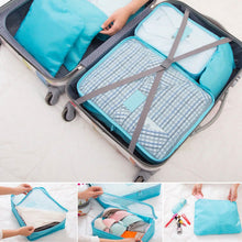 Load image into Gallery viewer, 9-Piece: Clothes Storage Bags Water-Resistant Travel Luggage Organizer
