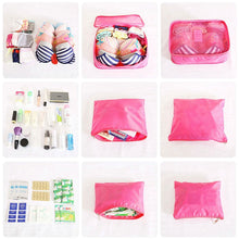 Load image into Gallery viewer, 9-Piece: Clothes Storage Bags Water-Resistant Travel Luggage Organizer
