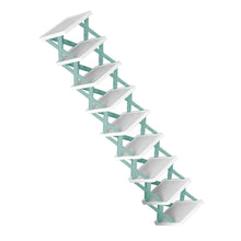 Load image into Gallery viewer, 9-Tier Narrow Entryway Shoe Rack Plastic Vertical Shoe Organizer
