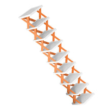 Load image into Gallery viewer, 9-Tier Narrow Entryway Shoe Rack Plastic Vertical Shoe Organizer
