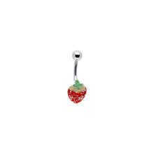 Load image into Gallery viewer, Sparkling STRAWBERRY No. 2 Belly Ring
