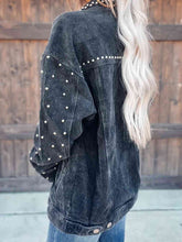 将图片加载到图库查看器，Women’s Collared Neck Button-Down Jacket For Casual and Everyday Use Elegant Simple Jacket
