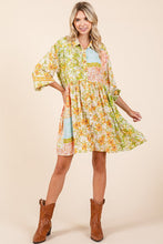 将图片加载到图库查看器，New Summer Floral Button Detail Long Sleeve Shirt Dress For Women – Elegant, Trendy, Fluttering, Feminine &amp; Timeless Chic
