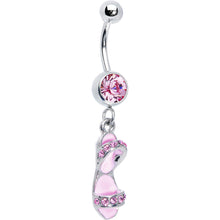 将图片加载到图库查看器，Pink Gem Beach Sandal Belly Ring
