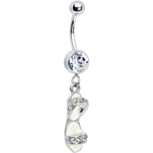 Load image into Gallery viewer, Crystalline Gem Beach Sandal Belly Ring
