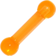 将图片加载到图库查看器，4G Sunshine Orange UV Acrylic Straight Barbell
