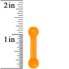 将图片加载到图库查看器，4G Sunshine Orange UV Acrylic Straight Barbell
