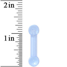 Load image into Gallery viewer, 4G Baby Blue UV Acrylic Straight Barbell
