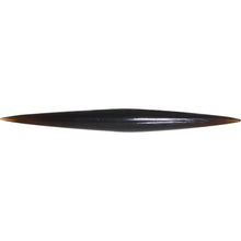 将图片加载到图库查看器，6G Organic Black Horn Straight Taper 4mm
