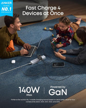 Load image into Gallery viewer, Anker Charger (140W, 4-Port, PD 3.1) with USB-C Cable
