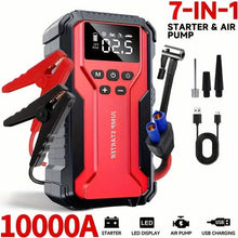 将图片加载到图库查看器，7-in-1 Emergency Car Power Supply Starter &amp; Air Pump
