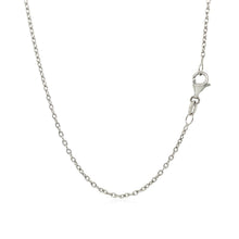 将图片加载到图库查看器，14k White Gold Round Cable Link Chain 1.5mm
