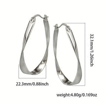 Load image into Gallery viewer, 925 Silver Hypoallergenic Elegant Retro Style Earrings
