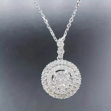 将图片加载到图库查看器，925 Silver Zirconium Oxide Collarbone Necklace

