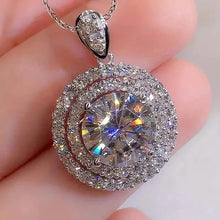 将图片加载到图库查看器，925 Silver Zirconium Oxide Collarbone Necklace
